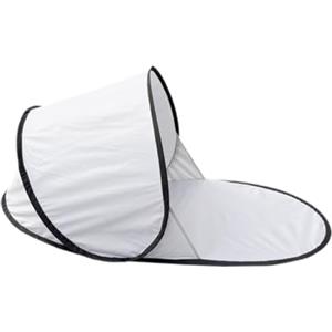 Yunmeryker Tenda da Spiaggia Tenda Portatile da Sole Campeggio Automatica Materiale Resistente Facile da Trasportare Adatta per Viaggi Spiaggia Giardino Interno, Bianco