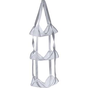 Generisch Contenitore per palloni da basket, montaggio a parete, per attrezzature sportive, 3 livelli sopra la porta, per pallacanestro, calcio, pallavolo, calcio
