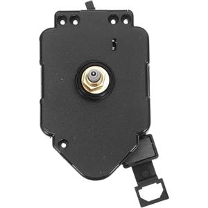 CLISPEED Meccanismo di orologio silenzioso per interni, orologio da parete a pendolo, albero lungo 23,5 mm, movimento in plastica, cronometraggio accurato, design a pendolo esteso per sale studio