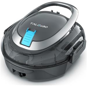 TALOSBO (2026 Upgrade) TALOSBO S2 Robot Piscina Senza Fili,Doppia Filtrazione, Automatica 90 Min robot piscina fuori terra, Doppio Motore,Parcheggio Automatico,per piscine fino a 75 m²