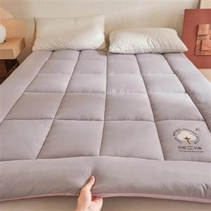 HLTQL Futon Pieghevole Una Piazza E Mezza Topper Materasso Matrimoniale Materasso da Pavimento Arrotolabile (Facile da Riporre)(3,90x200cm*1kg)
