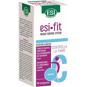 ESI Fit Controlla Sazietà - Integratore Alimentare con Semi di Guar, Estratto di Gymnema e Glucomannano, 90 Compresse