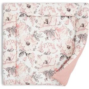 Totsy Baby Materassino fasciatoio 75x72 cm - cuscino neonato in cotone lavabile pieghevole e portatile materasso da viaggio tappetino per cassettiera lavatrice e tavolo 75 x 72 Oeko-Tex Rosa Selvático
