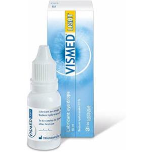 TRB CHEMEDICA Vismed Light Gocce Oculari Lubrificanti 15 ml per Occhio Secco e Lesioni Oculari