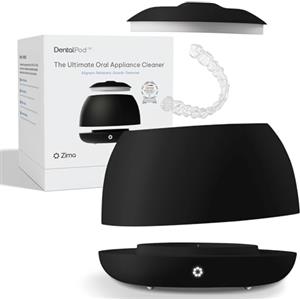 Zima Dental Pod PRO: Nuova Macchina Pulitrice ad Ultrasuoni per Apparecchi Dentali. Leader del Mercato, Miglior Pulitore per Allineatori, Pulitore per Bite Notturni, Pulitore per Paradenti, Pulitore