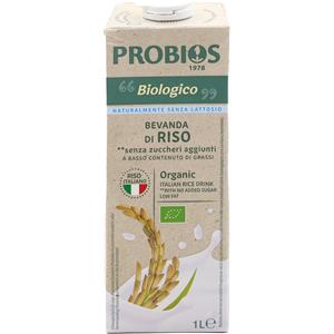 Probios Rice & Rice Bevanda Vegetale al Riso Italiano Bio 1L - Senza Zuccheri Aggiunti e Glutine