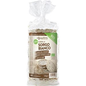Langalletta d'Alba Gallette di Sorgo Biologico 100% - Snack Senza Glutine, Ricco di Fibre, 120g