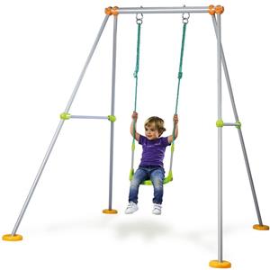 SIMBA TOYS ITALIA Smoby Altalena Plus in Metallo con Seggiolino Evolutivo 2 in 1 Altezza 180 cm