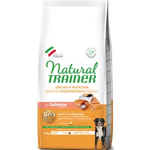 Trainer - Nova Food Natural Trainer Sensitive No Gluten Cane Adulto Medium e Maxi Salmone PROMO +4 prezzo a pezzo