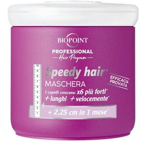 Biopoint Maschera Capelli Speedy Hair 400 ml - Nutriente, Stimolante e Ristrutturante per Capelli Forti e Luminosi