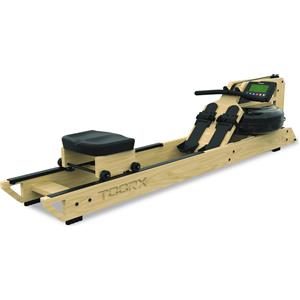 Toorx Rower Craft - Vogatore in legno di frassino con resistenza idraulica, APP Ready e design salvaspazio