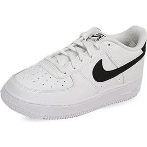 Nike Air Force 1 (Gs), Scarpe da Ginnastica Basse Bambini e ragazzi, Bianco (White/Black/White), 36 EU