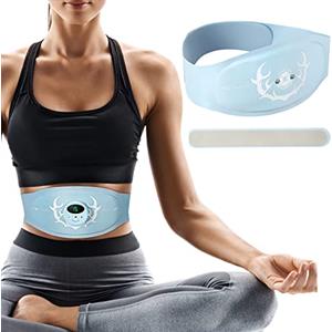 Hiviss Cintura Elettrostimolatore, Elettrostimolatore Muscolare Addominali Elettrostimolatore, USB Addominale Tonificante Cintura, Adatta 62-124 cm di Vita
