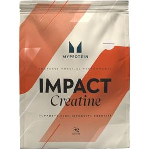 Myprotein Impact Creatina Monoidrato - Senza Aroma | 500 g - 147 Porzioni | Creatina Monoidrato Micronizzata per forza muscolare e fitness | 3 g di Creatina per Porzione