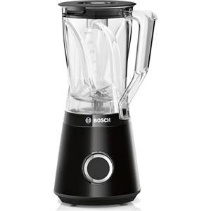 Bosch Serie 4 Frullatore VitaPower MMB6141B, Potente 1200 W, 30.000 giri/min, Lame Rinforzate in Acciaio Inox, Bicchiere Frullatore in Tritan da 1.5 L, Componenti Lavabili in Lavastoviglie, Nero