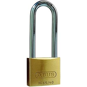 ABUS Lucchetto in Ottone 65/40HB63 - Arco Alto, Sicurezza Livello 5