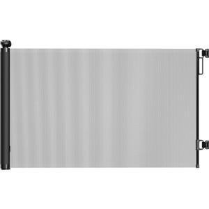 Carlo Milano cancello baby: Cancelletto di protezione per scale, nero, 13-500 cm, 85 cm di altezza (cancello per bambini, barriera animali domestici, cane)