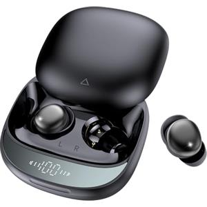 ZOVIMAX Cuffie Bluetooth, Cuffie per Dormire sul Fianco, Auricolari Bluetooth 5.4 con Monitoraggio del Sonno, 48 Ore Mini Sleep Earbuds Bluetooth, 6 modalità EQ Mini In Ear Auricolari Sveglia personale(Nero)