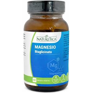 NATURETICA Magnesio Bisglicinato 60 Capsule - Supporta il Metabolismo Energetico e Riduce la Stanchezza