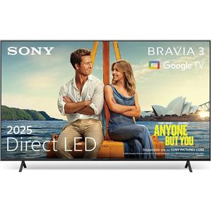 Sony Smart TV 65 Pollici 4K LED Google TV - K65S39B.CEI, Dolby Atmos, Motionflow XR