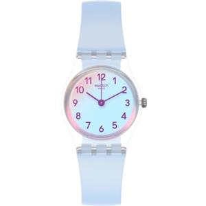 Swatch - Orologio in plastic. trasparente-trasparente-azzurro