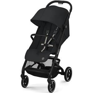 CYBEX Gold Passeggino Beezy con Cintura One-Pull, Per Bambini dalla Nascita Fino a 4 Anni Circa (Max. 22 kg), Compatto e Ergonomico, Magic Black