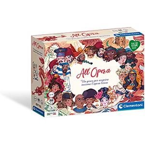 Clementoni - 80141 - Gioco da tavolo - all'Opera, gioco per tutta la famiglia a tema opera lirica - Made in Italy, 2-5 giocatori, opera lirica per bambini 8 anni, Multicolore