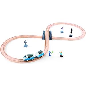 Hape Set treno passeggeri | Con pista ferroviaria | Giocattolo ideale per bambini dai 3 anni