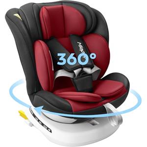 Miophy 360 Girevole I-size Seggiolino Auto Isofix, 40-150 cm, 0-12 anni, Gruppo 0+1/2/3, Omologato ECE R129/04