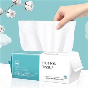 CenYouful Asciugamani Monouso 100 Pezzi, Cotone Salviette Struccanti, Salviette Monouso biodegradabili per Il Viso, Cura Della Pelle, Rimozione Del Trucco, Pulizia Della Casa E Viaggi Essenziali