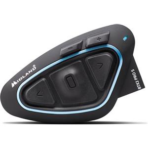 Midland BTX2 Pro S interfono da moto 1200 m Nero, Blu