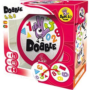 Asmodee Dobble - Forme e numeri, Asmodee DOBCF01ES) - Lingua Spagnola