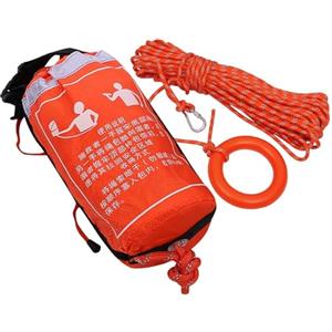 Generico Sacco Da Lancio Per Soccorso Acquatico,Kit di sicurezza - Sacca galleggiante corda da lancio di salvataggio,Portatile Outdoor Kayak Canoa Rafting Mare Ricerca Sopravvivenza Annegamento