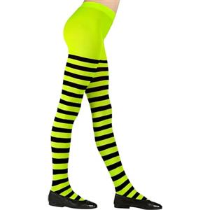 W WIDMANN MILANO Party Fashion - Collant a righe per bambini, accessori per costumi da strega, coccinella, ape, elfo, per tutti i giorni e molto altro ancora