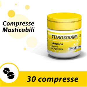 Bayer Citrosodina Classica senza zucchero (30 compresse masticabili)