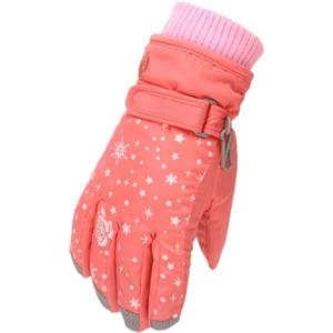 Leftwei da , da Sci Invernali per Uomo Donna Antivento per il Freddo con Ricamo Rosa per Snowboard Sci Sport all'aria Aperta (ORANGE)