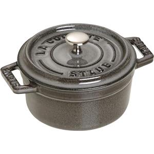 STAUB La Cocotte Casseruola, Ghisa, Grigio Grafite, 10 cm