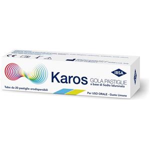 IBSA FARMACEUTICI ITALIA Srl KAROS GOLA 20 PASTIGLIE ORODISPERSIBILI SCADENZA 08/2026