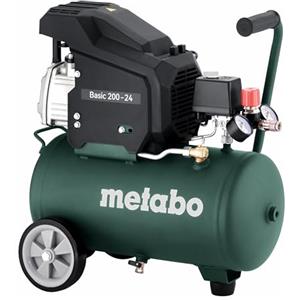 Metabo Mega 700-90 D Compressore (11 bar, 4 kW, capacità 450 l/min, dimensioni caldaia 90 l, ruote gommate, ruote girevoli, accessori da officina) 601522000