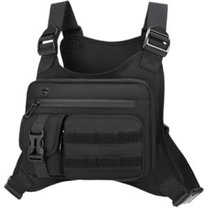 Wisylizv Borsa Da Petto - Pratica Borsa Da Petto Sportiva Per Riporre Oggetti Leggeri | Gilet Da Viaggio Da Uomo Per Corsa Ed Escursionismo, Design Accessibile E Sicuro Per Palestra E Giri In Moto, Pacchetto D