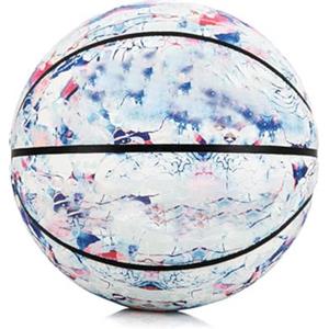 Generic Pallone da basket illuminato - Pallone da basket in pelle PU con rivestimento in nylon incandescente al buio, palline da allenamento multifunzionali con migliore presa, decorativi per giochi