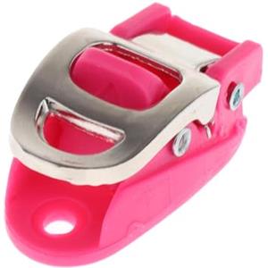KTUXZCI Fibbia a ragno per pattini a rotelle, strumenti resistenti per la sicurezza durante il pattinaggio e per migliorare le prestazioni, pattini in linea, cintura per, Rosa argento, 50 mm
