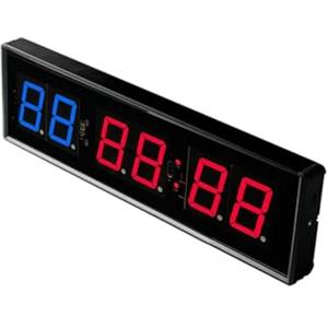 AMRTTWY Timer, Tabellone Segnapunti Intervallo Timer Display Digitale Portatile Conto alla Rovescia Allenamento Cronometro Garage Sport Fitness per Giochi