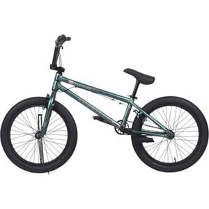 KHEbikes KHE Barcode LL Bicicletta BMX da 20 pollici, 10,4 kg, telaio in alluminio, rotore Affix 360°, cerchi a doppia camera, flip flop verde, 2025