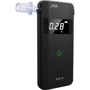 ACE A Alkotester - alcool/promilletester digitale - etilometro con sensore elettrochimico e funzionamento a 1 pulsante