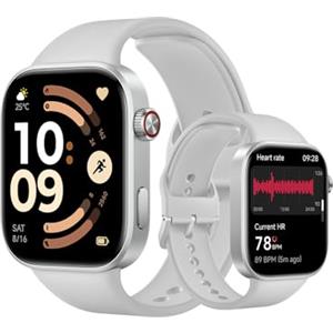 XIAOMI Redmi Watch 6, Smartwatch Uomo Donna, Activity Tracker AMOLED 2.07'' con Monitoraggio di Frequenza Cardiaca, 150+ modalità sportive, Autonomia 24 giorno, 5ATM, GPS, Android&iOS, Argento