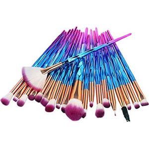 SANANG 20pcs set di pennelli per trucco ombretto fondotinta in polvere eyeliner ciglia pennello per trucco miscelazione kit di strumenti cosmetici di bellezza