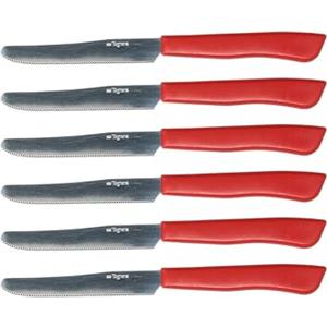 Tognana Mythos, Set 6 coltelli, acciaio, rosso