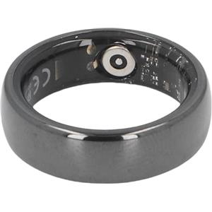 Erchineko Anello Intelligente con Controllo dei Gesti AI Smart Health Fitness Tracker per Donne e Uomini con Frequenza Cardiaca, Ossigeno nel Sangue, (Black)