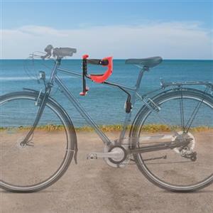 DWIKRYT Seggiolino anteriore per bicicletta, per adulti, portata massima 50 kg, adatto per mountain bike, bici da città, biciclette pieghevoli